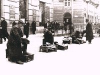 Trg bana Jelačića 1930. godine, čistači cipela